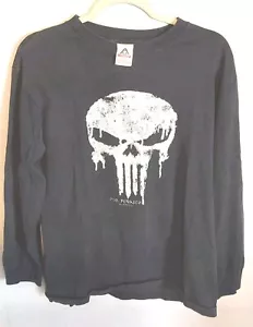Vintage Puerto Penasco Mexico Punisher Shirt AAA Tag LS Medium..WOWZER FADE - Picture 1 of 2