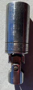 SK TOOLS 4490 3/8" DRIVE 13/16" 6PT SWIVEL SPARK PLUG SOCKET W INSERT - USA - Picture 1 of 3