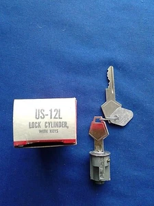 Mopar Standard Lock Cylinder & Keys # US-12L Chrysler Dodge Plymouth 1949-1981 - Bild 1 von 3
