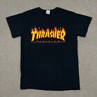 Thrasher Magazine Shirt Men's S Black Short Sleeve Skateboarding Adults Logo