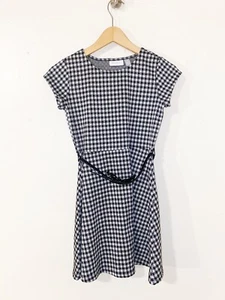 Place Girls Dress Pullover Black White Plaid Size 12 Party - Picture 1 of 8