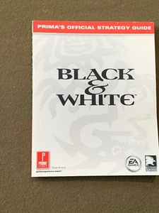 Black & White Official Strategy Guide Video Game Softback Book Prima EA - Picture 1 of 2
