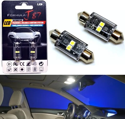 Luz LED Canbus Libre de Errores 12844 5W Blanco 6000K Dos Bombillas Guantera Repuesto Foto 1 de 4