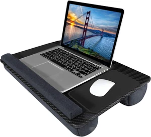 Lap Desk, Kavalan Portable Laptop Desk for Couch, Lapdesk W/Pillow Cushion, Hand - Photo 1/12