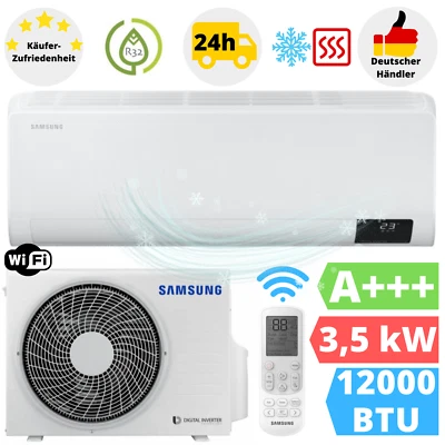 Samsung Wind-Free Elite Klimaanlage 3,5 kW Wandgerät Klima WiFi Klimagerät A+++ - Bild 1 von 4