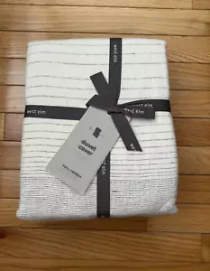 West Elm Striped Duvet Cover - Full / Queen - Picture 1 of 3