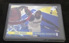 CHRIS WEBBER 1994-95 Upper Deck BEHIND THE GLASS Insert Card #G7 G.S. WARRIORS