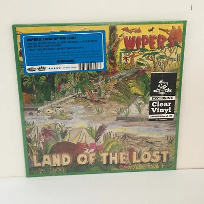 The WIPERS land of the lost Lp CLEAR COLORED Vinyl Record SEALED / NEW , devo - Image 1 of 3