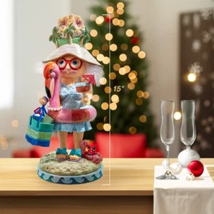 Kurt Adler Hollywood Nutcracker: Beach Girl Nutcracker, HA0722 - Picture 1 of 7