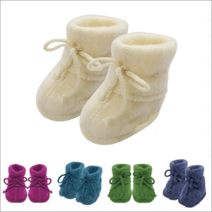 ENGEL Baby Winter Warm Thermal Booties Socks, 100% Organic Merino Wool Fleece - Picture 1 of 19