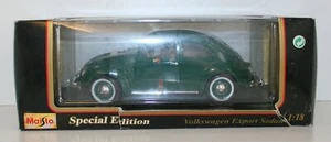 MAISTO 1/18 - 31820 VOLKSWAGEN EXPORT SEDAN 1951 - GREEN - Picture 1 of 2