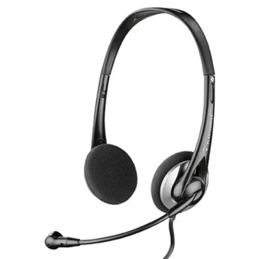Headset Headphones with Noise-cancelling Mic for Laptop Desktop Computer - Image 1 of 3