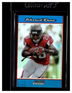 2007 Bowman Chrome Blue Refractors #BC178 Warrick Dunn /150 - Picture 1 of 2