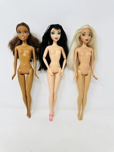 Lot 3 Barbie My Scene Dolls Jammin In Jamaica Barbie, Nolee, Smiley Face Madison - Picture 1 of 7