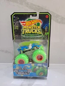 Hot Wheels Monster Truck Glow In The Dark - Twin Mill New Sealed FAST P&P - Picture 1 of 8