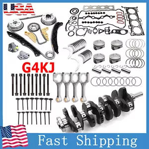 Engine Rebuild Overhaul Kit For Hyundai Sonata Kia Forte Optima 2.4L G4KJ Engine - Picture 1 of 18