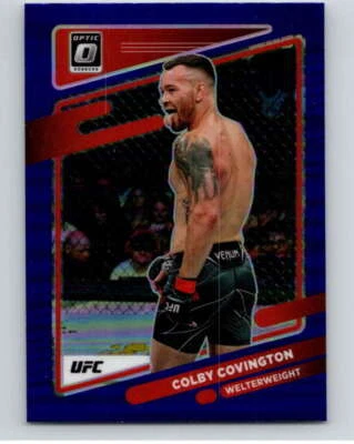 2022 Donruss MMA Optic Purple #52 Colby Covington   V85289 - Image 1 of 2