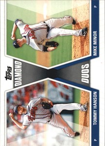 2011 Topps Diamond Duos #HM Tommy Hanson/Mike Minor