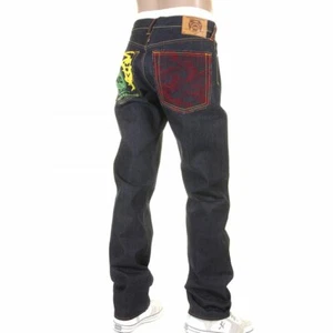 RMC Martin Ksohoh jeans 1001 model Tsunami Wave Painted Logo jeans REDM1169 - Picture 1 of 4