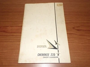 Piper Cherokee 235 B Owner's Handbook 757-436 - Picture 1 of 2