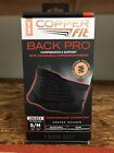 Copper Fit Back Pro Compression Support Back Belt Adjustable Straps S/M 28