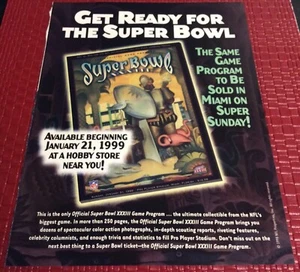 Super Bowl Print Ad Poster Art (Frame Not Included) - Picture 1 of 2