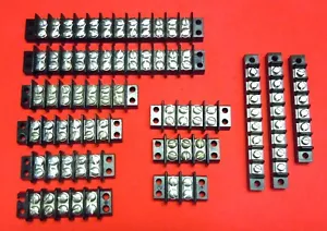 Molded Phenolic Black Barrier /Terminal Boards Quantity 12 - Picture 1 of 5