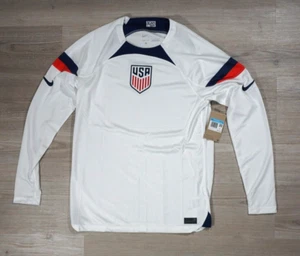 Nike USA 2022 World Cup Long Sleeve Home Kit DN0673-101 Men Size Medium - Picture 1 of 5
