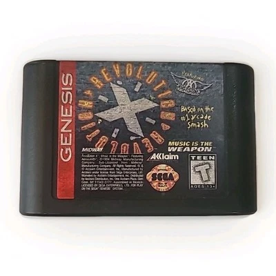 Revolution X (Sega Genesis) Loose Cartridge Tested and Working - Image 1 of 3