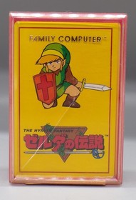 1986 Japanese NINTENDO The Legend of ZELDA playing cards NES Famicom LINK rare !