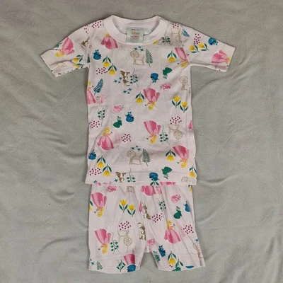 Disney Hanna Andersson Pijama Conjunto Niñas 4 Princesa Aurora Algodón Orgánico Foto 1 de 4