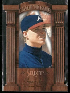 Chipper Jones 1996 Select Claim to Fame #11 HOF Braves /2100 - Picture 1 of 2