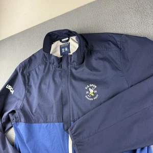 Polo Ralph Lauren Jacke Herren L Blau Winged Foot Windbreaker Colorblock Golf " - Bild 1 von 15