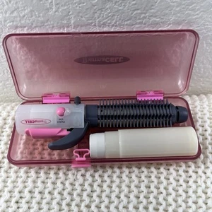 Conair TC605C Cordless Thermacell Travel Hair Curling Iron Brush PINK Case - Picture 1 of 5