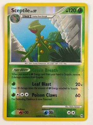 Pokemon Sceptile Platinum Arceus 30/99 Reverse Holo - Image 1 of 3