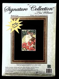 SIGNATURE COLLECTION ~ MOHNKATZE ~ gezählter Kreuzstich 01612 ~ BRANDNEU VERSIEGELT - Bild 1 von 2