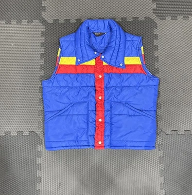 VINTAGE Sears Puffer Vest RETRO Gorpcore style mens Medium - Image 1 of 4