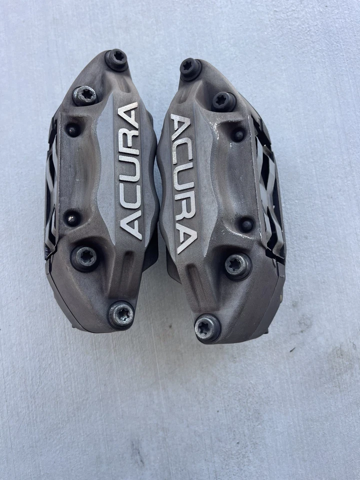 2005-2012 Acura RL Advics Front Left Right 4 Piston Brake Calipers Set Pair OEM - Image 1 of 4