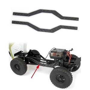 2x Kohlefaser Chassis Rahmenschienen Schwarz Für RC 1/24 Axial SCX24 90081 Auto - Bild 1 von 6