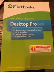 Quickbooks Desktop Pro 2018 Windows - NO SUBSCRIPTION - AUTHENTIC - TESTED - Picture 1 of 6