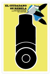 Movie Poster decor for"CITIZEN Rebels"Italian art film.Home room wall decoration - Picture 1 of 1