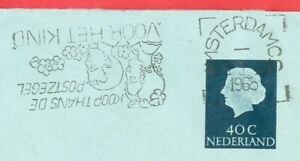 Netherlands 40c Aerogramme INVERTED Slogan Cancel Cover to USA 1965