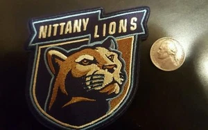 Penn State Nittany Lions Vintage Embroidered Iron On Patch 3" X 3" Nice - Picture 1 of 1