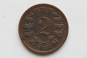 Norvegia 2 Ore 1897 condizioni xf!!!!!!! - Foto 1 di 2