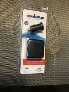 MANHATTAN POPCHARGE HOME & AUTO CHARGER COMBO NEW SEALED - Picture 1 of 12