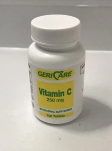 GERICARE Vitamin C Nutritional Supplement 250mg 100 Tablets - Picture 1 of 5