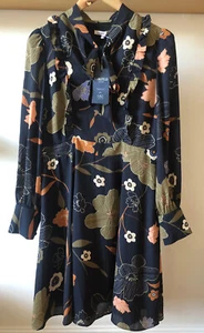 Brandneu Damen M&S Limited Edition Schwarz Mix Neu Bohemian Kleid Größe 14 - Bild 1 von 7