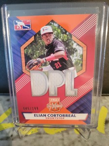 2121 Panini Elite Elian Cortorreal DPLM-EC Dominican Prospect League Orange /199