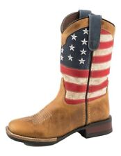 Roper Western Boots Kids American Flag Light Brown 09-018-0912-2567 BR