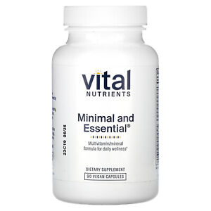Minimal and Essential, 90 Vegan Capsules